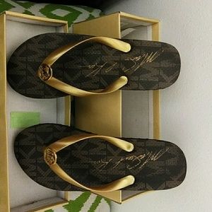 Michael Kors flip flops